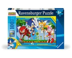 Kinderpuzzle 100 XXL Teile - Sonic the Hedgehog - Nichts kann Sonic aufhalten