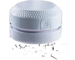Mini Robot Stofzuiger - Desktop Cleaner Kruimeldief - Bureau Schoonmaken - Stil Ontwerp - 9 x 9 x 6 cm