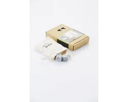 Point-Virgule Whiskeystones - Chill Stones - 9 pièces - avec sac