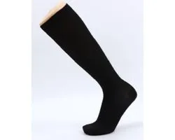 Steunkous - Compressie Kous - Support - Compression Stockings - Maat S/M - Zwart