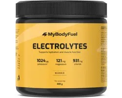 MyBodyFuel - Poudre d'électrolytes - Électrolytes - Mix d'hydratation - Mango - 300 g