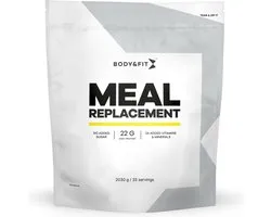 Body & Fit Low Calorie Meal Replacement - Dieetshake - Maaltijdvervanger - Maaltijdshake - Whey- en Melkeiwit - Gewichtsverlies Shake met Havermout - Aardbei - 2030 gram (35 shakes)