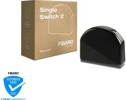 FIBARO Single Switch 2 - Commutateur intégré - Fonctionne avec les centres FIBARO Home, Homey et autres contrôleurs Z-Wave