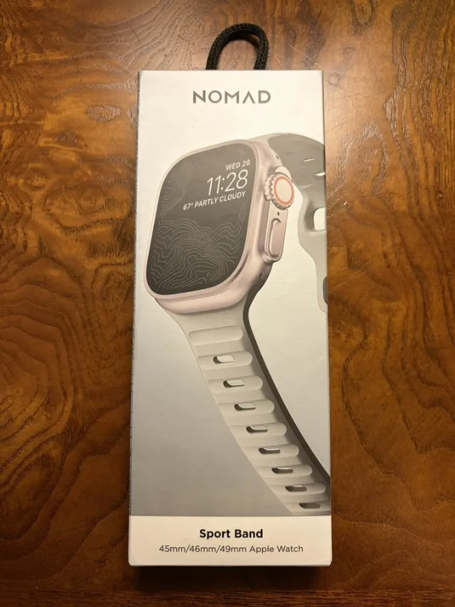 Nomad Band for Apple Watch Ultra Series / 49mm; Lunar Gray Color - New!