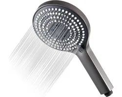 OFFO Douchekop, Handdouche, met 6 Massagestanden, Waterbesparende Douchekop, Handdouche, Groot Formaat (Φ130mm), Goudkleur