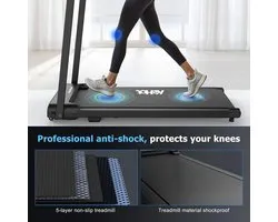 KeHot Home - Opvouwbare loopband - Bluetooth audio en FITSHOW app - 12 trainingsprogramma's