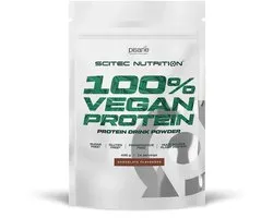 Scitec Nutrition® - 100% Vegan Protein (400 gram - Chocolate) - Chocolade - 14 eiwitshakes - proteine poeder - protein powder - eiwitpoeder - eiwitshakes - proteine shake - glutenvrij - suikervrij