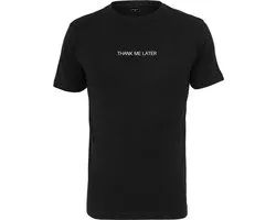 Mister Tee - T-shirt Homme Merci Plus Tard - L - Zwart