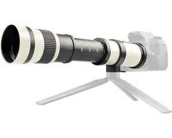 Dailygoods- Supertelezoomlens 420-800 Mm - Handmatige Scherpstelling - Compact Ontwerp - Voor Camera met EF S-vatting - T2-vatting - Schokbestendig - Telelens