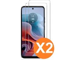 Screenprotector Geschikt Screenprotector geschikt voor Motorola Moto G34 - Moto G34 5G Screenprotector Glas Gehard Tempered Glass - 2 Stuks
