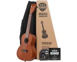 Kala Learn To Play Concert Ukulele Starterpack - Mahonie