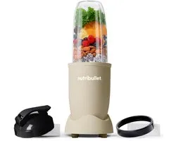 Nutribullet Exclusive Pastel - Blender - 900 Watt - Smoothie Maker - Incl. To Go Deksel & Accessoires - 700 ml Drinkbeker BPA & BPS-vrij - Sand - Beige