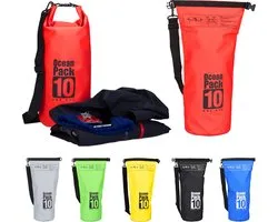 waterdichte tas - 10 liter - licht - ocean pack - rood