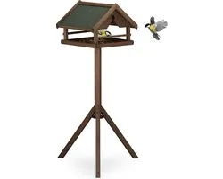 Voedertafel op standaard - 120 x 62 x 55 cm - hout