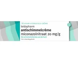 Leidapharm Anti-schimmelcreme Miconazol 20mg/g - 1 x 30 gr