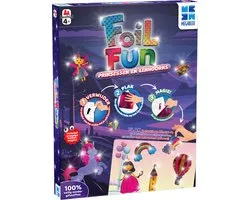 Megableu Foil Fun: Prinsessen en Eenhoorns - Creatief Knutselspel voor Kinderen - Knutselen met Folie en Stickers - Kunstwerkjes Maken zonder Knoeien
