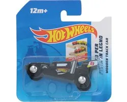 Hot Wheels Houten Auto Free Wheel 9 X 3 Cm Zwart (m)