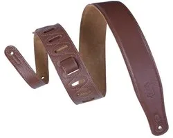Levy's M26GF-BRN leren gitaarband, bruin