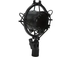 Yinhing Microfoon Shock Mount Houder voor 47 57mm Microfoons Trillingsclip voor Live Streaming Opname Studio Hoek 5/8in 3/8in Compatibiliteit Stevig Kunststof Materiaal