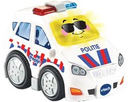 VTech Toet Toet Auto’s Pepijn Politie - Interactief Speelgoed - Met Licht en Geluidseffecten - Wit - Cadeau - 1 tot 5 jaar