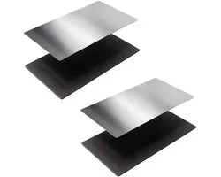 Resin Flex bouwplaat voor Mono 2, flexibele verenstaalplaat en magnetisch basisplatform voor Anycubic Photon Mono 2 Resin 3D-printer 160x94mm 2 stuks