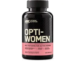 Optimum Nutrition Opti-Women - Multivitamine Vrouw - Vitamines, Mineralen en Plantenextracten - 120 Capsules