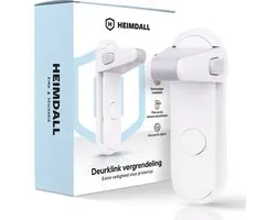 Heimdall® Deurklink Vergrendeling - Extra Sterk 3M Deurslot, Wit