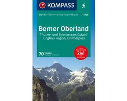 KOMPASS Wanderführer 5925 - Berner Oberland, 70 Touren mit Extra-Tourenkarte