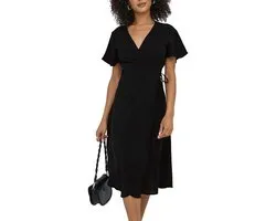 ONLY- ONLCALI LIFE S/S WRAP DRESS WVN NOOS - Dames - Jurk
