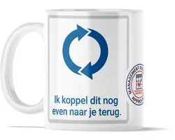 Tasse drôle de bureau Management Bullcrap Bingo avec texte : Je te reporte cela - Cadeau Uniek pour lui & elle : Ami, Amie ou Collègue - Citation humoristique pour le travail - Tasse langage de bureau et jargon de réunion
