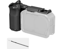 Poignée adaptée pour DJI Osmo Action 6, poignée latérale pour photographie de rue avec bouton de déclenchement et griffe porte-accessoire, adaptée pour cage SMALLRIG Action 6 5887/5888, dragonne incluse pour - 6259