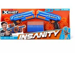 Zuru X-shot Insanity Blaster 30 Cm 2 stuks