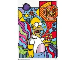 Poster The Simpsons - Donut Worry 61x91,5cm