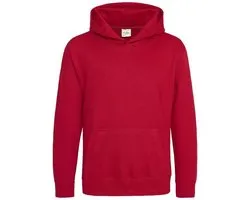 Just Hoods Kids Hoodie Fire Red Maat 5/6 (S)