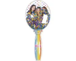 Totum K3 glitter kinder haar borstel - speelgoed meisjes junior vanaf 3 jaar- met bewegende glitters - Studio 100 kids beauty