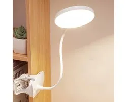 LED leeslampje oplaadbaar klem 3 standen
