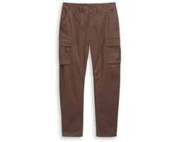 Tom Tailor Denim - TTREGULAR cargobroek - Maat S - cool dark brown
