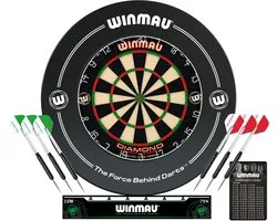WINMAU - PDS Diamond Dartbord Surroundset