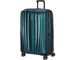 Valise légère Samsonite - Nexis spinner 82x56x32/35 extensible - technologie Roxkin - réparable We Care - Deep petrol