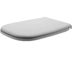 Duravit D-code WC-zitting - 43x36x4cm - compact - kunststof - wit glanzend