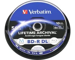 Verbatim 43847 Blu-Ray Bd-R 50GB 6X SP10
