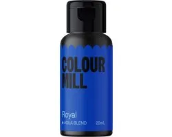 Colour Mill Aqua Blend Voedingskleurstof op Waterbasis - Royal - 20 ml