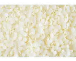 Pastilles de cire d'abeille blanche pure de Ferrarium - 100 grammes de cire d'abeille blanche - cire d'abeille blanche naturelle - Cire d'abeille blanche européenne