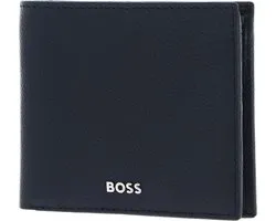 HUGO BOSS Leren Portemonnee Classic Grained Wallet Dark Blue Donkerblauw