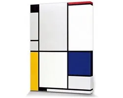 1art1 Piet Mondrian Poster Kunstdruk Op Canvas Tableau I, 1921 Muurschildering Print XXL Op Brancard | Afbeelding Affiche 80x60 cm