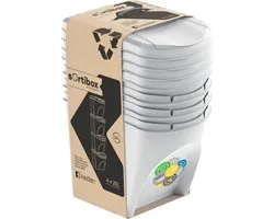 Keden - Sortibox - Set de poubelles de tri 4x25L - Poubelles - Gris cendré