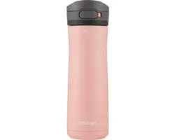 Gourde Contigo Jackson Chill, grande bouteille d'eau en acier inoxydable sans BPA, 100 % étanche, garde les boissons fraîches jusqu'à 24 heures ; bouteille isotherme pour le sport, le cyclisme, le jogging, la randonnée, 590 ml | Limonade rose