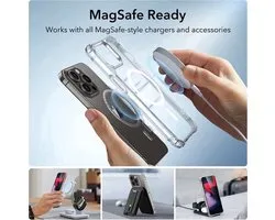 New Age Devi - Bescherm hoesje geschikt voor iPhone 16 Pro Max met onze premium magnetische siliconen back cover - inclusief extra camera bescherming en Magsafe compatibiliteit