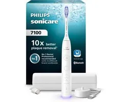 Philips Sonicare 7100 Series - Elektrische Tandenborstel - Wit - Reisetui - Gezonder tandvlees - HX7420/01