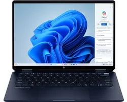 "HP OmniBook Ultra Flip 14-fh0020nb Copilot+ PC Intel Core Ultra 7 256V Hybride (2-en-1) 35,6 cm (14"") Écran tactile 3K 16 GB LPDDR5x-SDRAM 1 TB SSD Wi-Fi 7 (802.11be) Windows 11 Home Blauw"